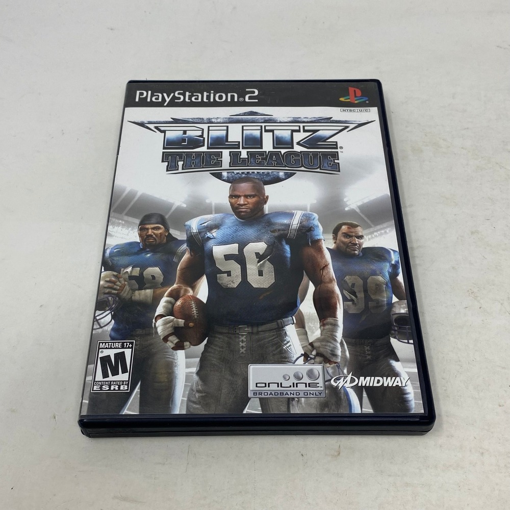 Blitz The League Sony PlayStation 2 PS2 Midway Football Game CIB NTSC-U/C